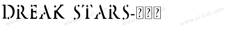 dreak stars字体转换 dreak stars字体转换